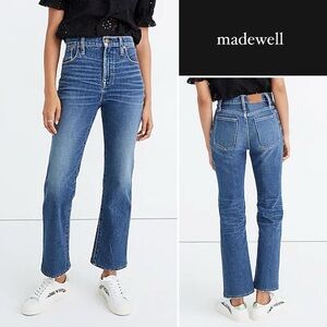 Madewell Slim Demi-Boot Jeans in Sundale Wash Blue Jeans AJ197 • 24